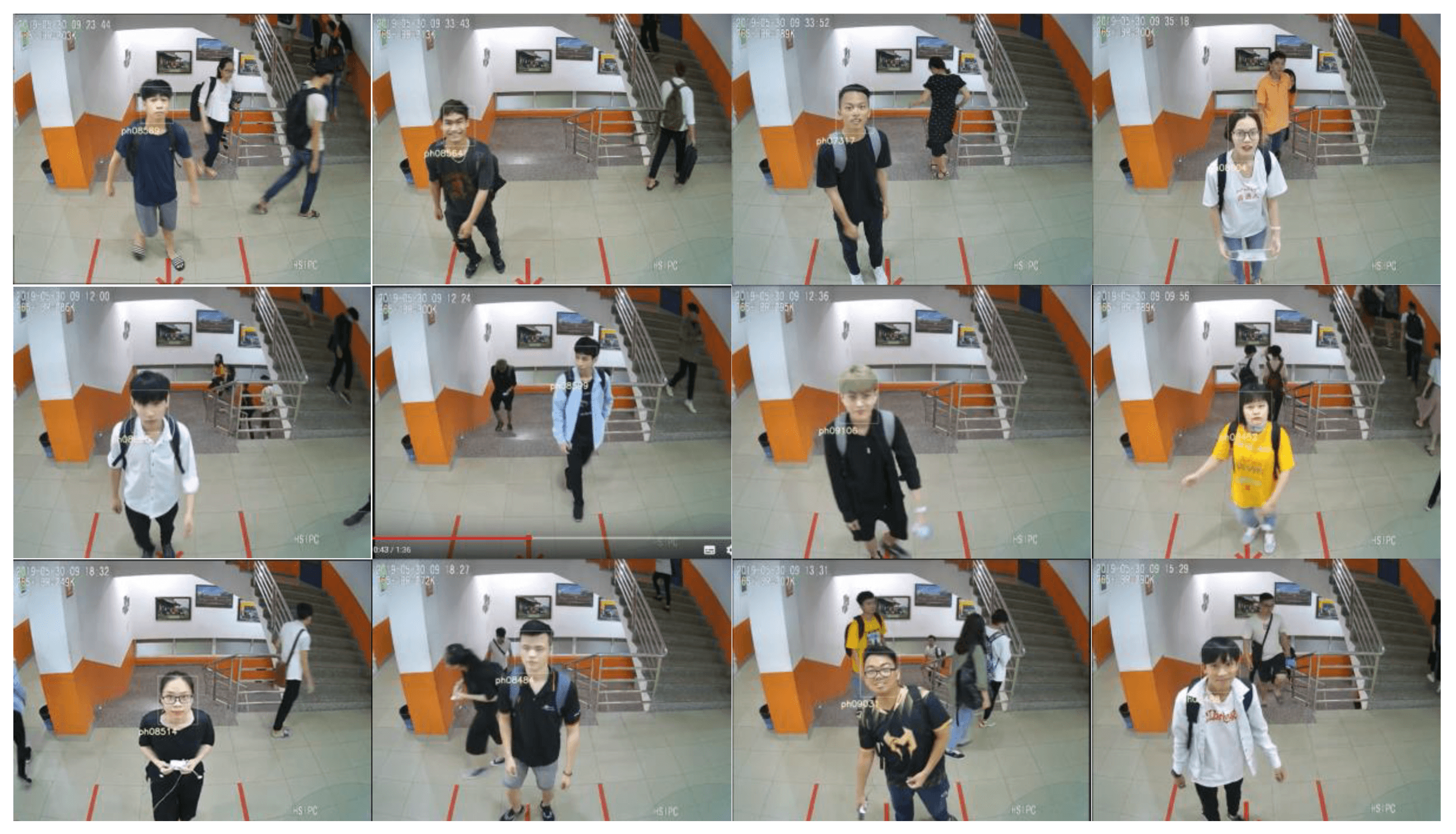 AI Attendance System - Face detection and recognition from surveillance cameras